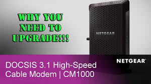 Netgear Cm1000 Cable Modem Why You Should Upgrade Youtube