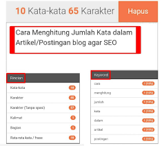 Maybe you would like to learn more about one of these? Ingin Artikel Blog Seo Friendly Begini Cara Menghitung Jumlah Kata Kuncinya