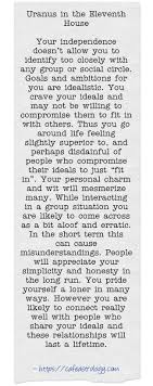 Uranus In The 11th House Astrology Uranus Uranus In Capricorn