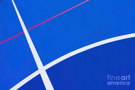 4th of july american flag martingale collar. Design Of A Sports Field With Blue Background And Red And Yellow White Lines Creating Strange Straight Lines And Curves To Use With Copy Space Photograph By Joaquin Corbalan
