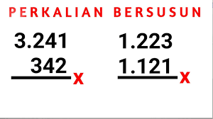Cara Mudah Perkalian Bersusun Ratusan Dikali Ratusan Ratusan Dikali Ribuan Ribuan Dikali Ribuan Youtube