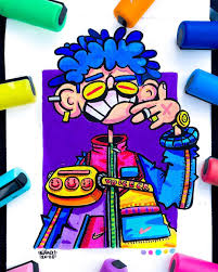 Gansters Illustrations Cute Doodle Art Graffiti Style Art Doodle Art Designs