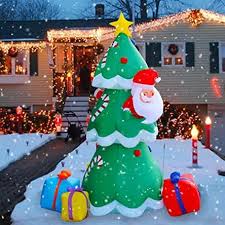 Amazon Com Inflatable Christmas Ornaments Xmas Decorations Christmas Ornaments Inflatable Christmas Tree