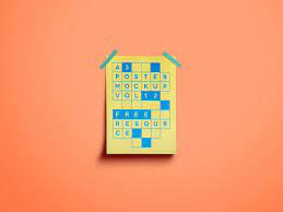 Download A3 Psd Poster Mockup On Wall Free Mockup