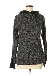 Details About Exertek Women Black Pullover Hoodie M