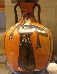 Cántaro o vaso antiguo de cuello largo con dos asas. Anfora Panatenaica Wikiwand