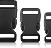 32 Pack Contoured Paracord Buckles, 3/8 Inch, 5/8 Inch, 3/4 Inch, and 1  Inch Side Release Plastic Buckle for Paracord Bracelet Clip, Parachute 550,  ...