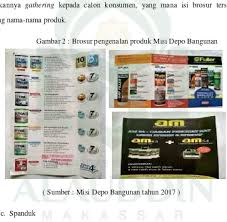 Semua tersaji dalam update daftar harga bahan bangunan di depan anda. Brosur Depo Bangunan Sketsa