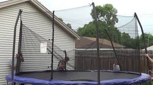 Trampoline depot 15' new deluxe green vinyl trampoline pad. How To Set Up A Trampoline Youtube