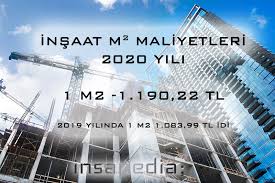 8 daire ama kaç m2 evler ? Insaat Metrekare Birim Fiyati 2020 Insaat Maliyeti Hesaplama