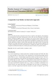 We did not find results for: Pdf Comparative Case Studies An Innovative Approach Lesley Bartlett And Frances Vavrus Academia Edu