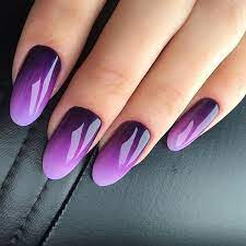 Sns ombré black & purple. 18 Beautiful Ombre Nail Design Ideas For 2021 The Trend Spotter