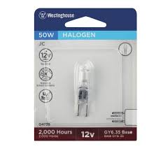 Westinghouse 04738 Jc Halogen Low Voltage Light Bulb 50 Watts 12 Volt