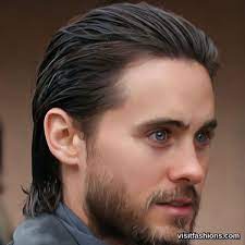 Classic Slicked Back Medium Length Mens Slicked Back Hairstyles Medium Length Hair Styles Long Slicked Back Hair