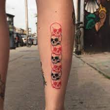 Repost Alexroycetattoo Thanks So Much For Getting This One Baby Hurl In 2020 Tattoos Red Ink Tattoos Leg Tattoos
