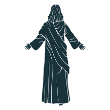 Back View Jesus Silhouette Ad View Silhouette Jesus Silhouette Silhouette Png Jesus