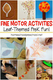 These fine motor activities help develop the. Leaf Themed Fine Motor Activities For Preschoolers
