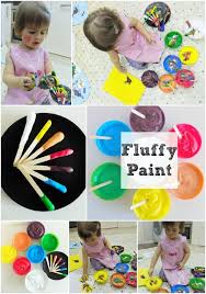 But this is by far my favourite simple activity to do with a toddler and alyssia absoultely loves it. Fluffy Paint Toddler Crafts Alice Amelia Fun Crafts For Kids Toddler Crafts Craft Activities For Kids
