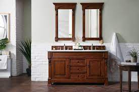 We just wanted to switch our style. Brookfield 60 Double Bathroom Vanity Warm Cherry