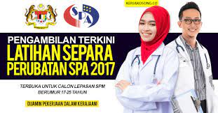 Bagi yang sudah mendaftar untuk jawatan yang dipaparkan, anda tidak perlu lagi membuat permohonan. Latihan Separa Perubatan Spa 2017