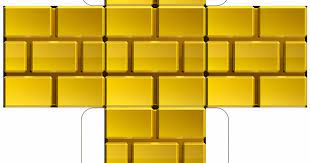 Mario Gold Brick Block Template Pdf Mario Brick Brick Block