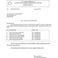 Permintaan dalam dunia perusahaan sangat penting untuk diketahui dan diperhatikan. Contoh Surat Penawaran Alat Tulis Kantor Guru Galeri