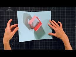 Make it as big as you want and then print. How To Make A Box Pop Up Card Pop Up Cards Youtube