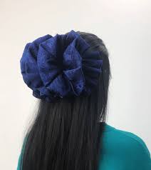This darker tone is sure to stand out over most natural colours, but you should always check the guides before you dye. 90 S Navy Blue Hair Bow French Clip Vtg Big Blue Bow Hair Barrette Handmade Statement Hipster Eighties Nineties Hair Accessory Big Bow