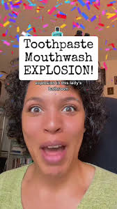 #stitch with @loyalteanc My brothers and I used to mix random household  chemicals when we were kids lol. I recommend just using a saline rinse.  #mouthwash #hydrogenperoxide #chemicalreaction ...