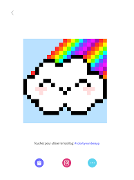Nuage Arc En Ciel En Pixel Art Pixel Art Art Cross Stitch