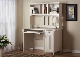 When you don't need a computer desk, it can also be used as a dressing table. Salinas Mission Desk Hutch In Antique White Bush Furniture My72208 03