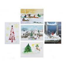 Sper ca aceasta sarbatoare sa va aduca numai fericire in casa si familie! Set 5 Felicitari De Craciun Cu Plicuri 21 X 15cm Emag Ro