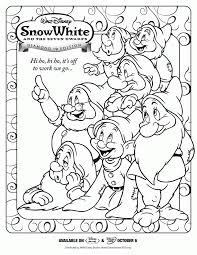 There's nothing more magical than a winter snowfall! 7 Dwarfs Coloring Page Coloring Pages Snow White Coloring Library