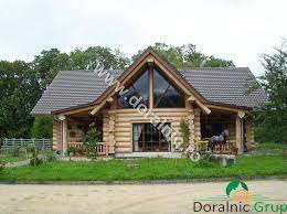 Casă din cărămidă tencuită la interior cu argilă. Despre Noi Case Din Busteni Cabane Din Lemn Rotund Proiecte Case Din Lemn Minimalist House Design Log Homes Exterior Log Homes