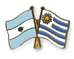 Uruguay have started this second half better and suarez almost wriggled free on the edge of the box. Crossed Flag Pins Argentina Uruguay Flags