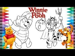 Get ready for some bouncy, trouncy, flouncy, pouncy, fun, fun, fun! Winnie The Pooh Tigger Halloween Coloring Page Youtube