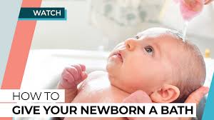 Wrap him up warmly and pat, rather than rub, him dry before putting a nappy on. How To Bathe A Newborn Babycenter
