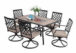 Patio dining sets seat 6. Red Barrel Studio Vaucluse Rectangular 6 Person 61 42 Long Dining Set With Cushions Reviews Wayfair