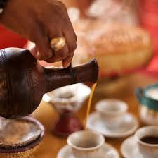 During A Coffee Ceremony Green Coffee Beans Are First Roasted Over An Open Flame In A Pan Then Ground Boiled In A Green Coffee Green Coffee Bean Fruity Flavors