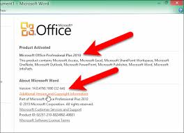 Under product information, you'll find your office product name and, in some cases, the full version number. How To Find Out Which Version Of Microsoft Office You Re Using And Whether It S 32 Bit Or 64 Bit