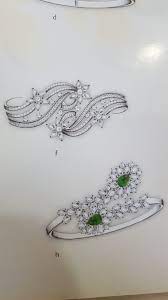 Bracelet Diamond Jewelry Designs Jewellery Sketches Hand Jewelry