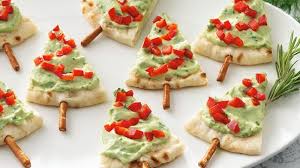 You just cannot think of a christmas gathering without appetisers. Pita Tree Appetizers Recipe Healthy Christmas Snacks Holiday Finger Foods Healthy Christmas Treats