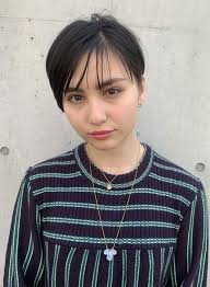 抜け感シースルーバングショート beautrium 七里ヶ浜 https www beauty navi com style detail 72180 pinterest hairstyle 髪型 髪形 ヘアスタイル ベリーショート verysh ヘアスタイル メンズ ヘアスタイル シースルーバング