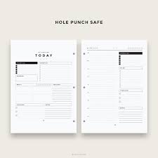 Minimal Daily Planner L Printable Planner L To Do List L Planner Inserts L Undated Planner L Minimalist Planner L A5 A4 Us Letter Daily Planner Printable Daily Planner Daily Planner