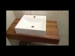 Como Fazer Um Gabinete Movel De Pia De Coluna Banheiro Pequeno Sorteio 70k Youtube Pias De Banheiro Bancada Para Banheiro Pequeno Banheiro De Madeira