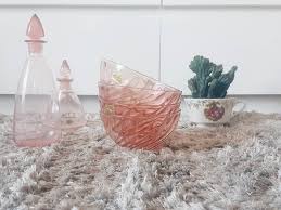 1 Bol Rosaline Verre Rose Arcoroc Luminarc Vaisselle Vintage Made In France Coupelles Glace Vaisselle Ancienne Decoration De Table Mariage Pink Bowls Pink Glass Glass Bowl