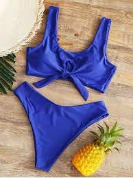 High Rise Bowtie High Leg Bikini Modest Swimsuits High Leg Bikini Bikinis