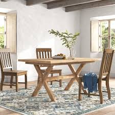 Abbey dining table 210cm in wormy chestnut/metal a. 36 X 60 Dining Table Birch Lane