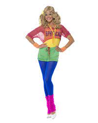 80er Jahre Aerobic Kostum Achtziger Jahre Partyoutfit Horror Shop Com