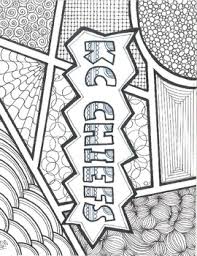 You have come to the right place! Coloring Page Zentangle Kc Chiefs Kansas City Sub Plan Use